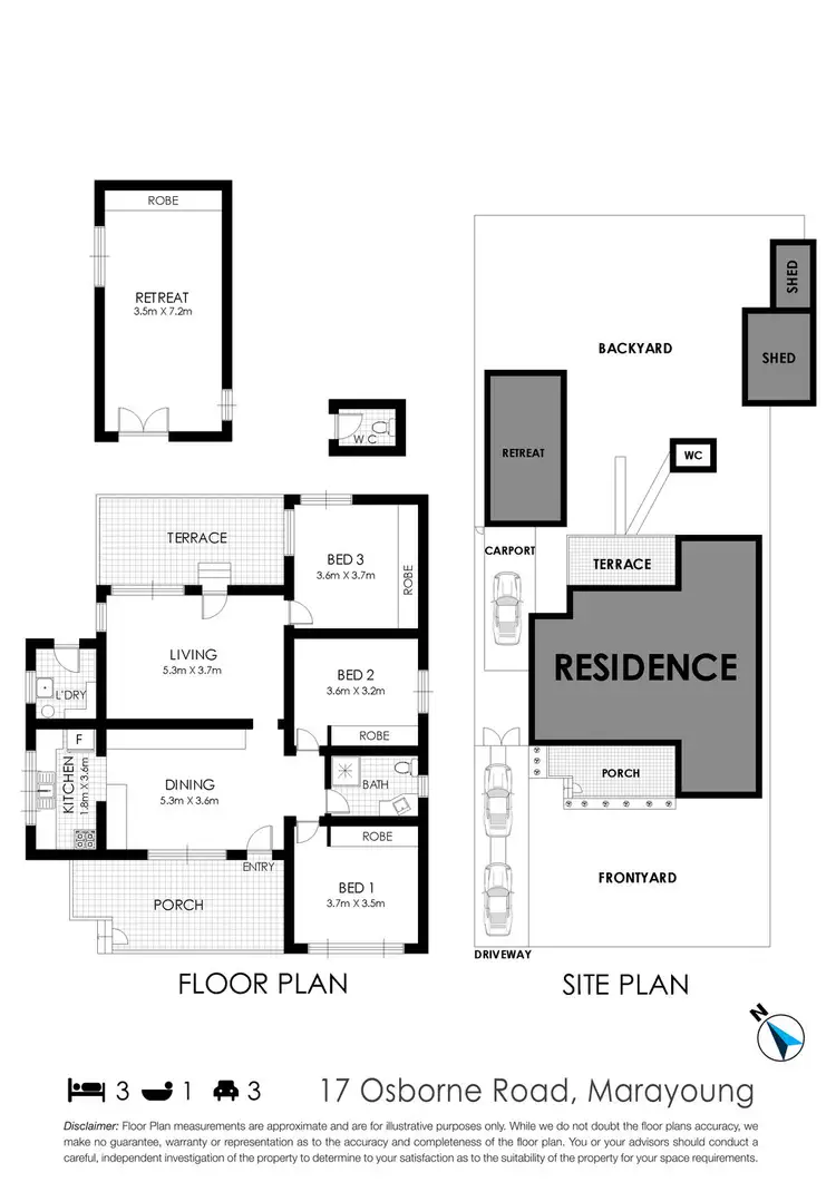 Floorplan of Homely house listing, 17 Osborne Road, Marayong NSW 2148