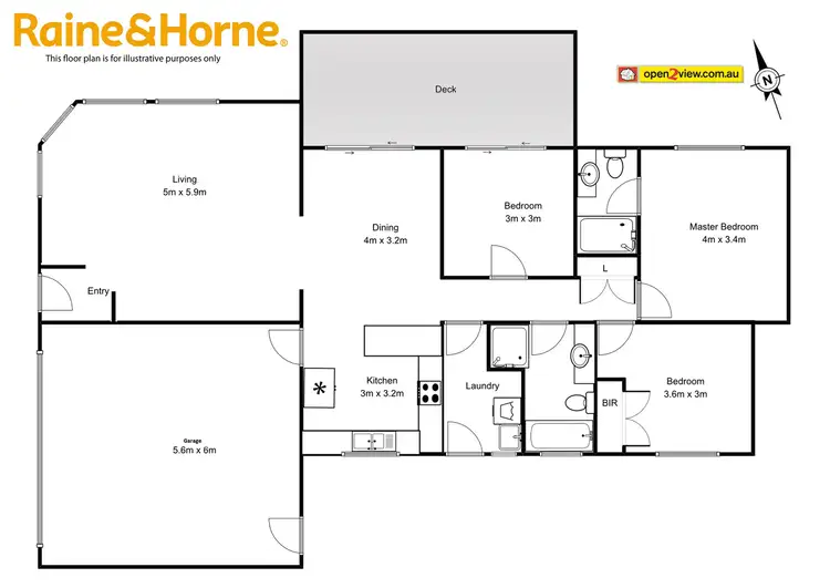 Floorplan of Homely house listing, 1 Blaxland Crescent, Sunshine Bay NSW 2536