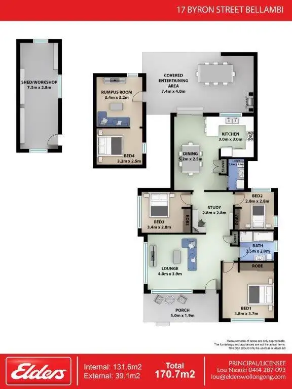 Floorplan of Homely house listing, 15 Byron Street, Bellambi NSW 2518