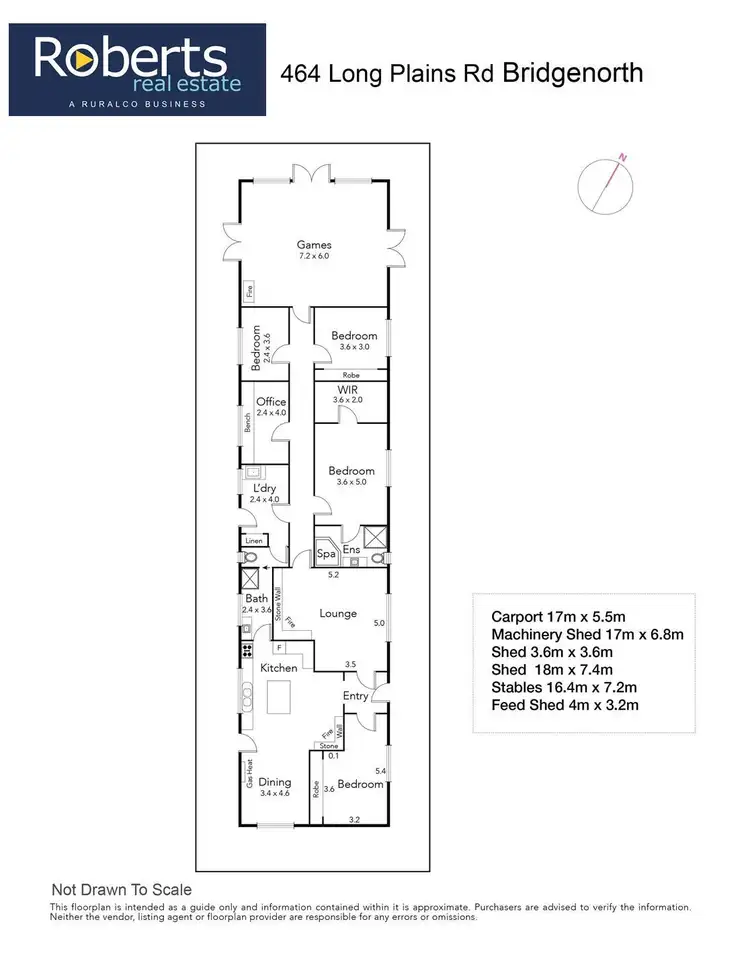Floorplan of Homely house listing, 464 Long Plains Road, Bridgenorth TAS 7277