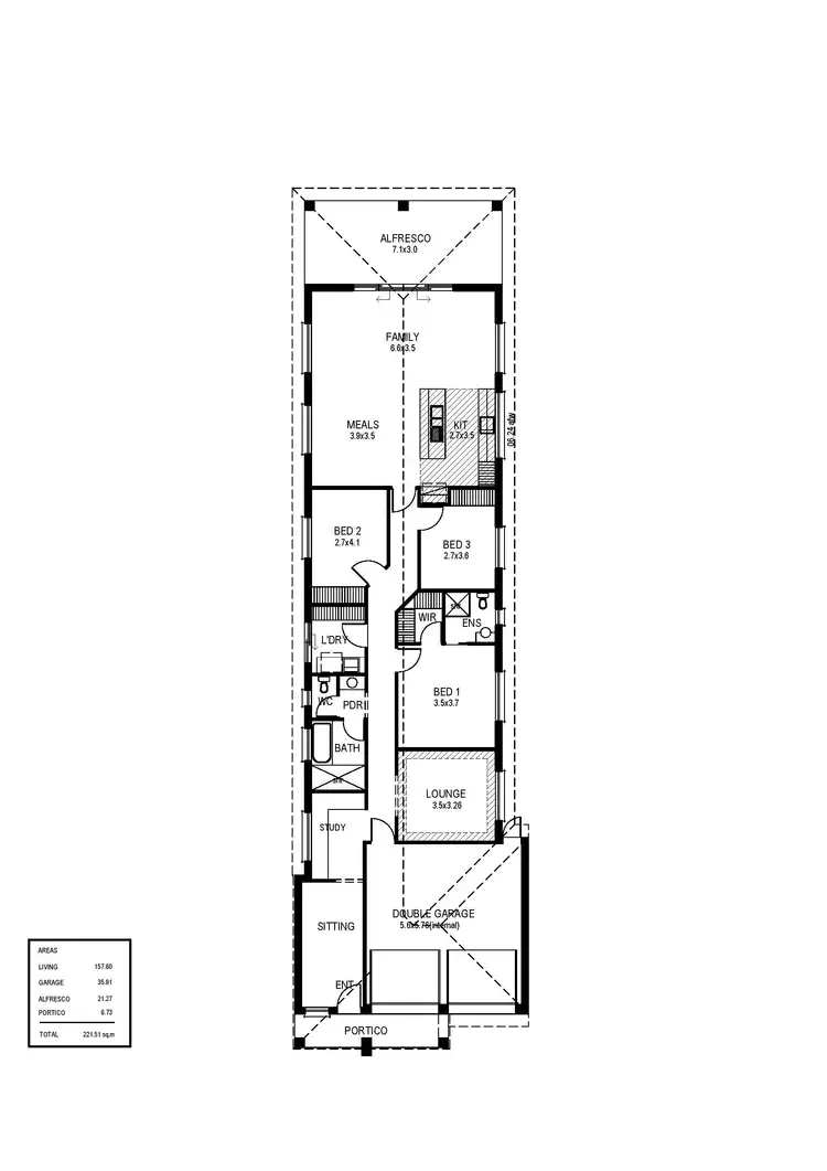 Floorplan of Homely land listing, Lot 2/22 Gambia Avenue, Hampstead Gardens SA 5086