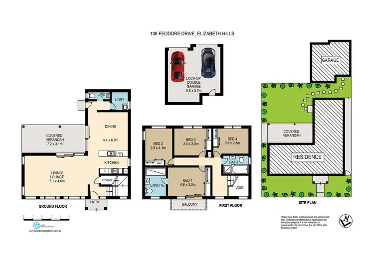 Floorplan of Homely house listing, 109 Feodore Drive, Elizabeth Hills NSW 2171