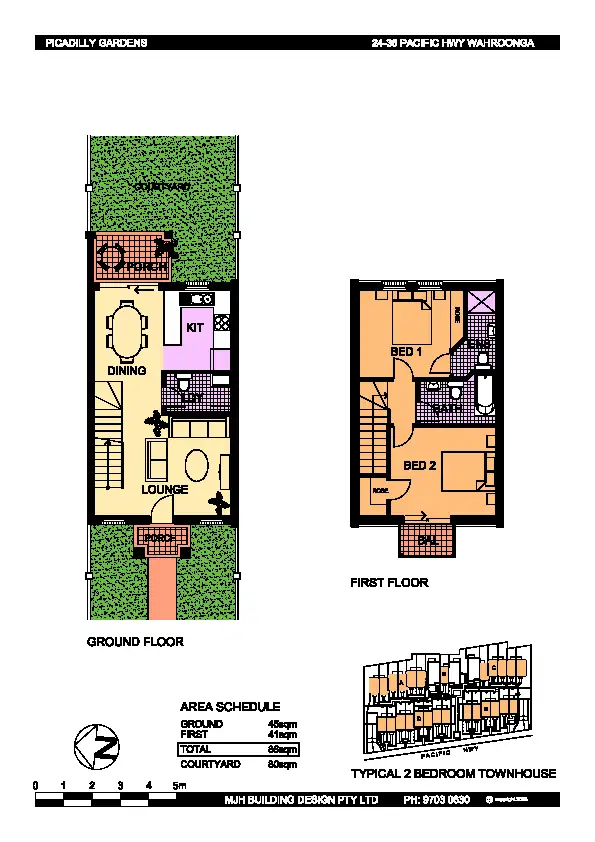 Floorplan of Homely townhouse listing, TH 23, 24 - 36 Pacific Highway, Wahroonga NSW 2076