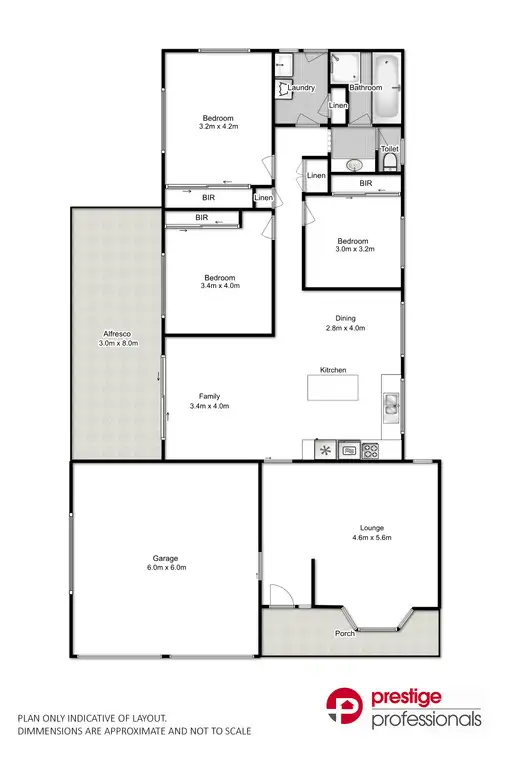 Floorplan of Homely house listing, 45 Birdwood Avenue, Wattle Grove NSW 2173