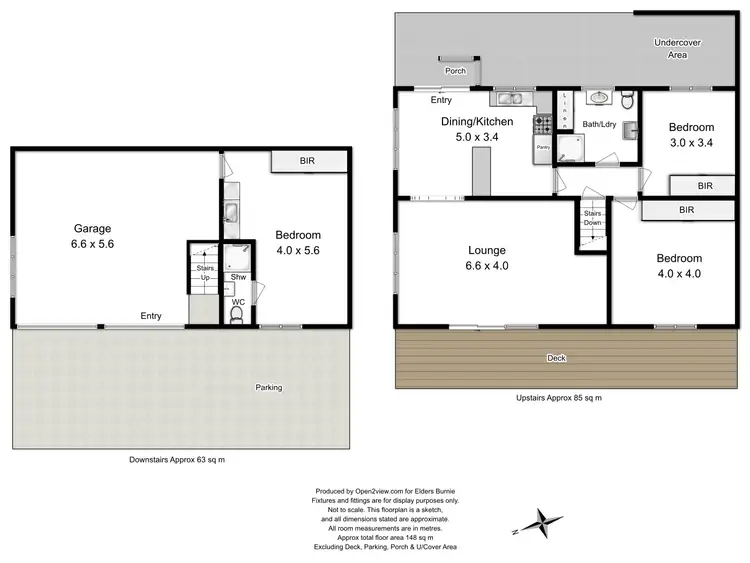 Floorplan of Homely unit listing, 1/2 Atkins Drive, Romaine TAS 7320