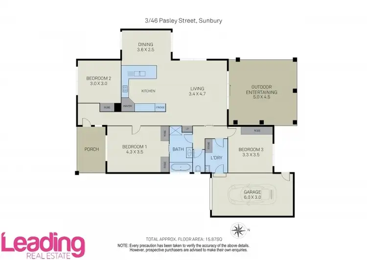 Floorplan of Homely house listing, 3/46 Pasley Street, Sunbury VIC 3429