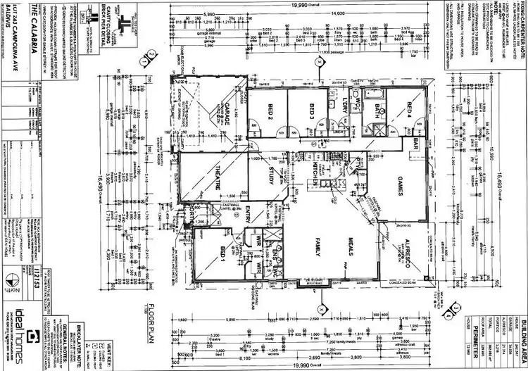 Floorplan of Homely house listing, 10 Campolina Avenue, Baldivis WA 6171