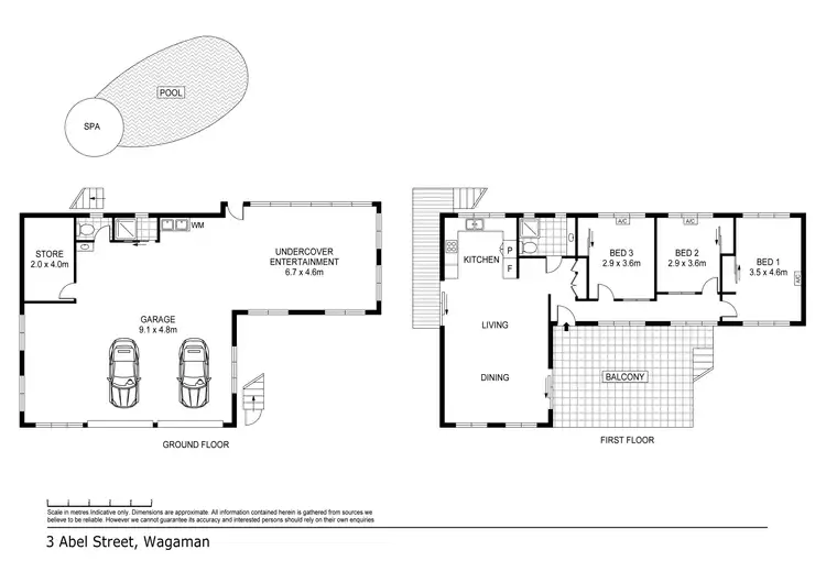 Floorplan of Homely house listing, 3 Abel Street, Wagaman NT 810