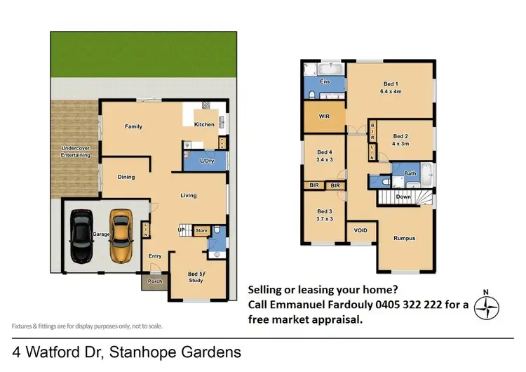 Floorplan of Homely house listing, 4 Watford Drive, Stanhope Gardens NSW 2768