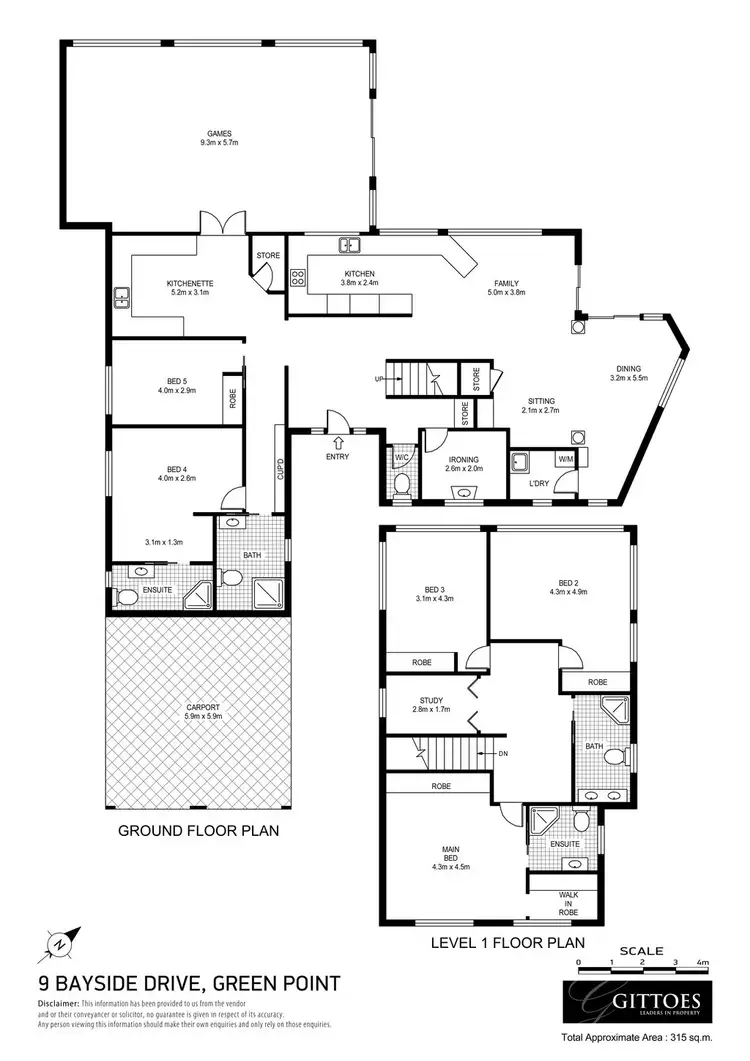 Floorplan of Homely house listing, 9 Bayside Drive, Green Point NSW 2251