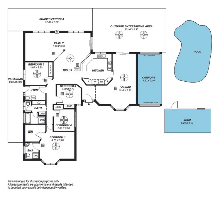 Floorplan of Homely house listing, 27 Begonia Street, Morphett Vale SA 5162