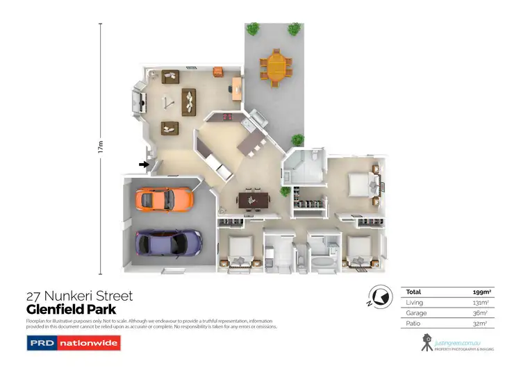 Floorplan of Homely house listing, 27 Nunkeri Street, Glenfield Park NSW 2650