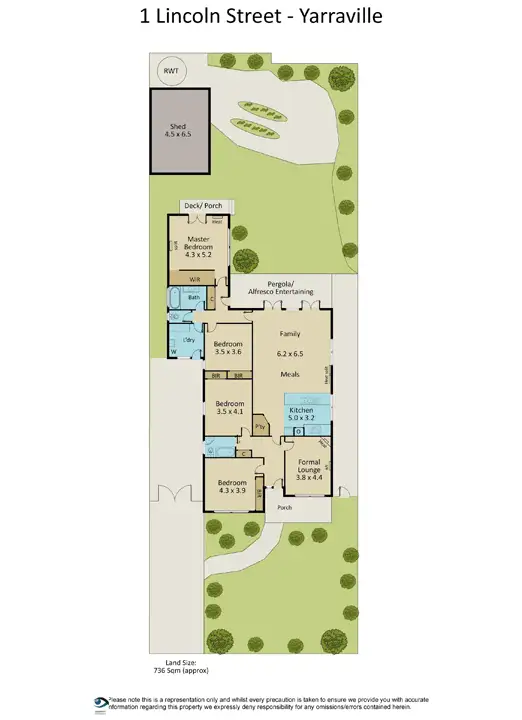 Floorplan of Homely house listing, 1 Lincoln Street, Yarraville VIC 3013