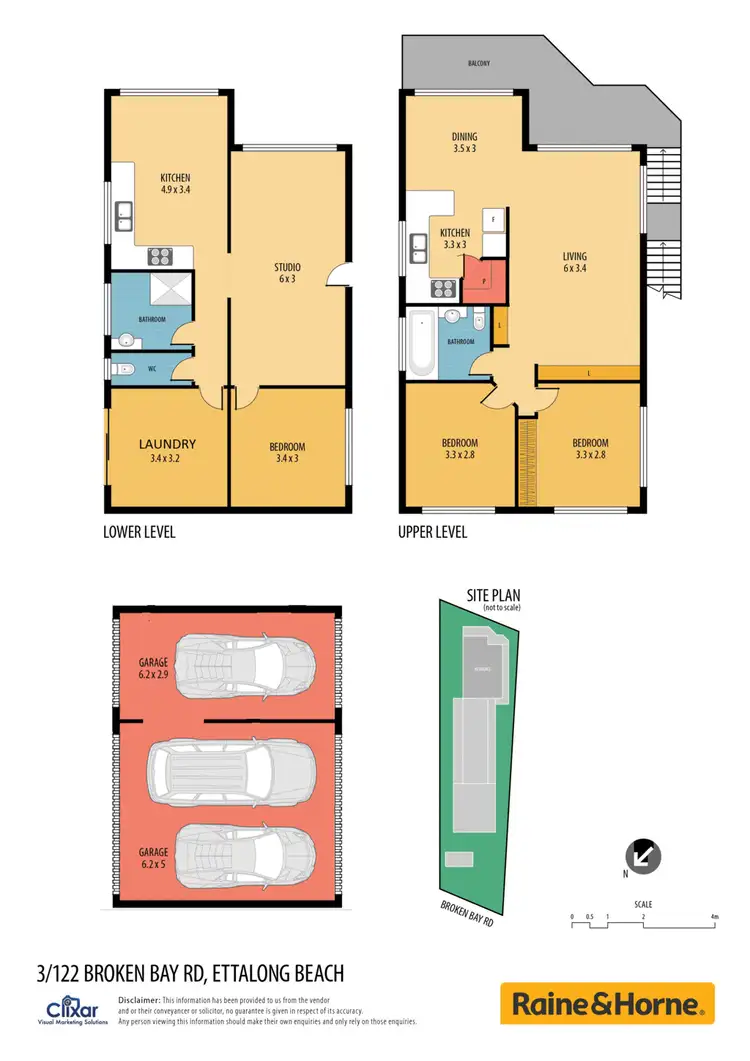 Floorplan of Homely villa listing, 3/122 Broken Bay Road, Ettalong Beach NSW 2257