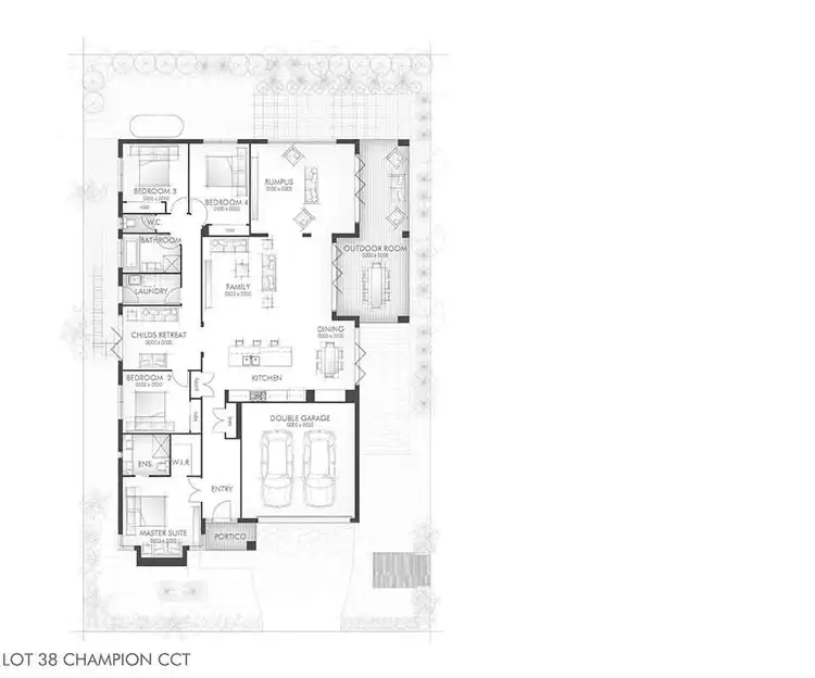 Floorplan of Homely house listing, 14 Champion Circuit, Narangba QLD 4504