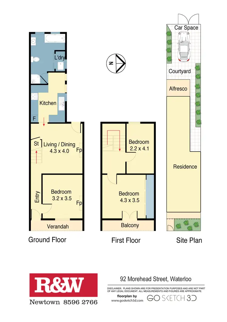 Floorplan of Homely house listing, 92 Morehead Street, Waterloo NSW 2017