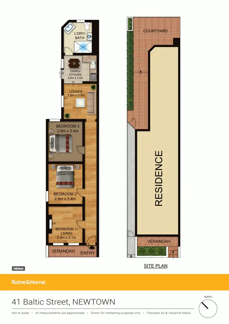 Floorplan of Homely house listing, 41 Baltic Street, Newtown NSW 2042