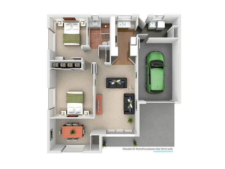 Floorplan of Homely unit listing, 1/41 Best Street, Wagga Wagga NSW 2650