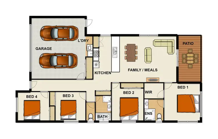 Floorplan of Homely house listing, 70 Outlook Dr, Waterford QLD 4133