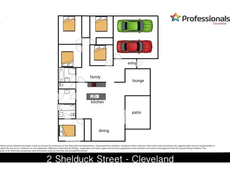 Floorplan of Homely house listing, 2 Shelduck Street, Cleveland QLD 4163