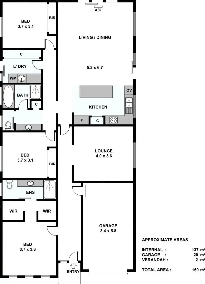 Floorplan of Homely house listing, Lot 25 Trestrail Circuit, Williamstown SA 5351