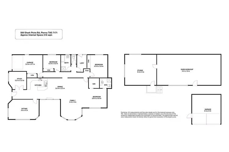 Floorplan of Homely house listing, 500 Shark Point Road, Penna TAS 7171