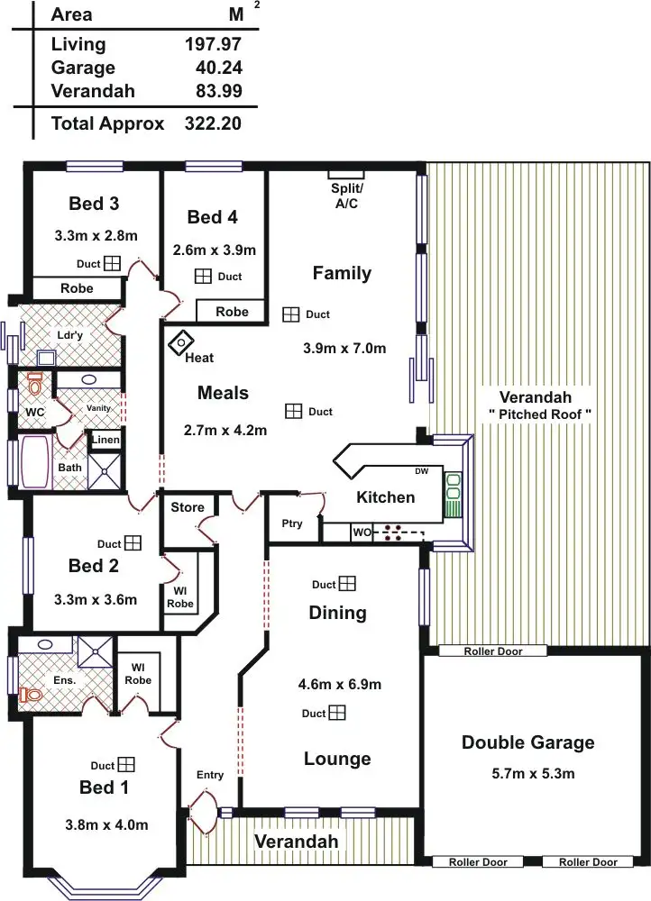 Floorplan of Homely house listing, 22. St George Boulevard, Lewiston SA 5501