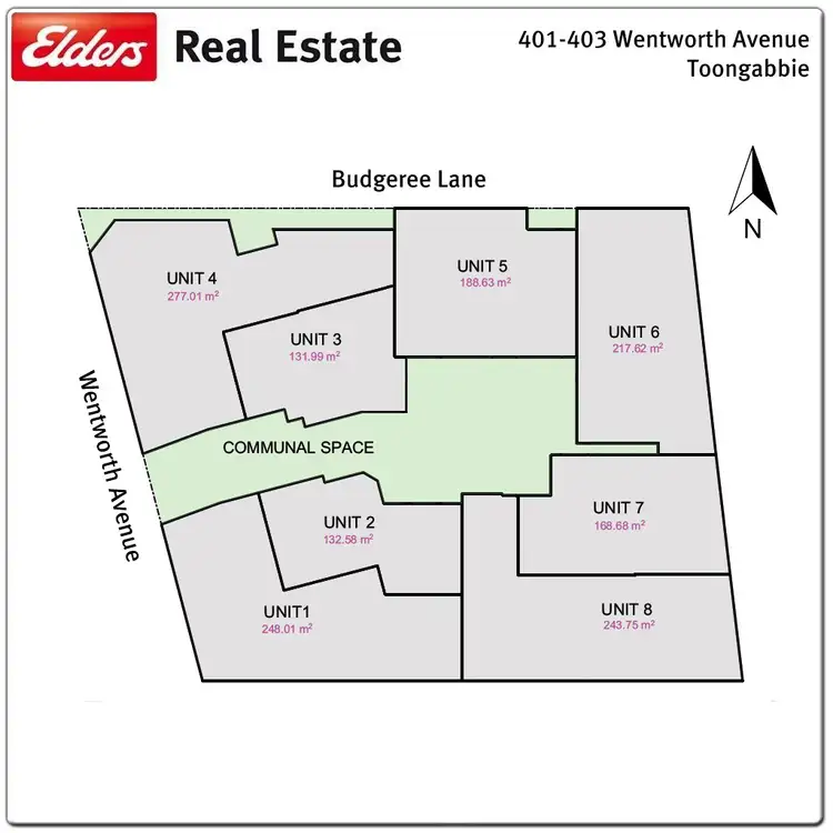 Floorplan of Homely townhouse listing, 1-8/401-403 Wentworth Avenue, Toongabbie NSW 2146