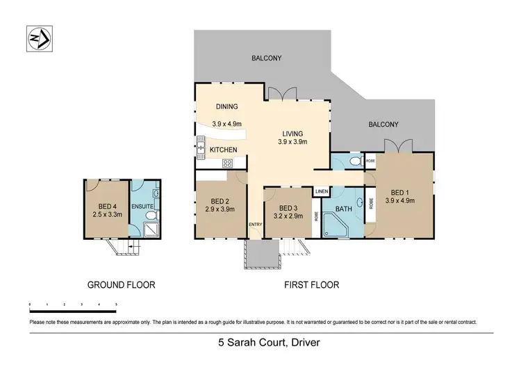 Floorplan of Homely house listing, 5 Sarah Court, Driver NT 830