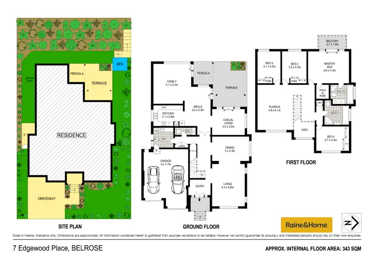 Floorplan of Homely house listing, 7 Edgewood Place, Belrose NSW 2085
