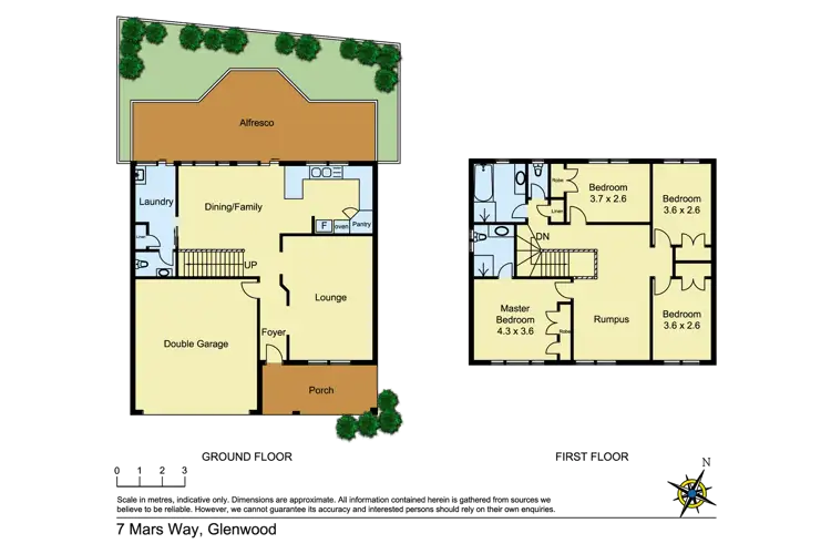 Floorplan of Homely house listing, 7 Mars Way, Glenwood NSW 2768