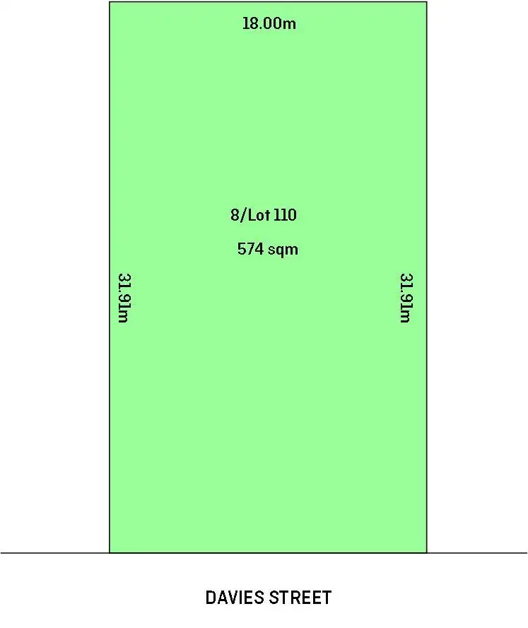 Floorplan of Homely land listing, 8 Davies Street, Encounter Bay SA 5211