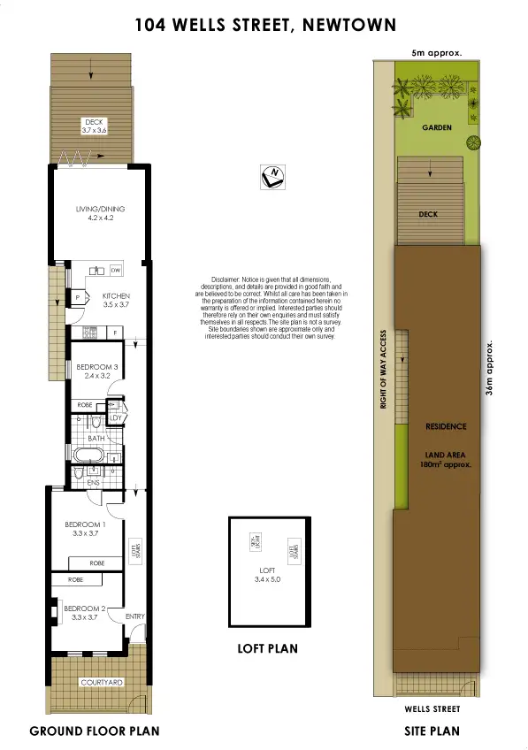 Floorplan of Homely house listing, 104C Wells Street, Newtown NSW 2042
