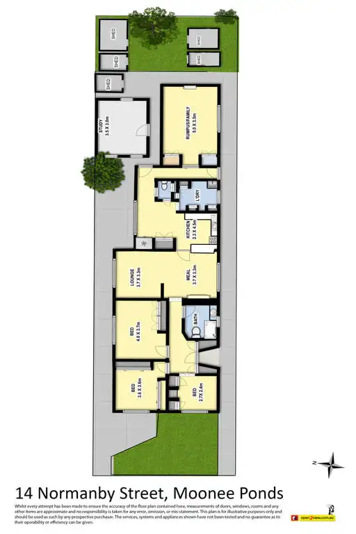 Floorplan of Homely house listing, 14 Normanby Street, Moonee Ponds VIC 3039
