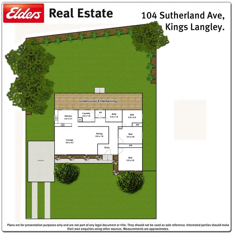 Floorplan of Homely house listing, 104 Sutherland Ave, Kings Langley NSW 2147