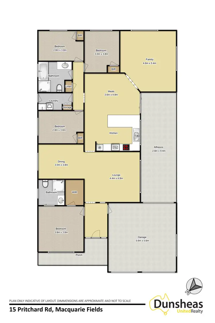 Floorplan of Homely house listing, 15 Pritchard Road, Macquarie Fields NSW 2564