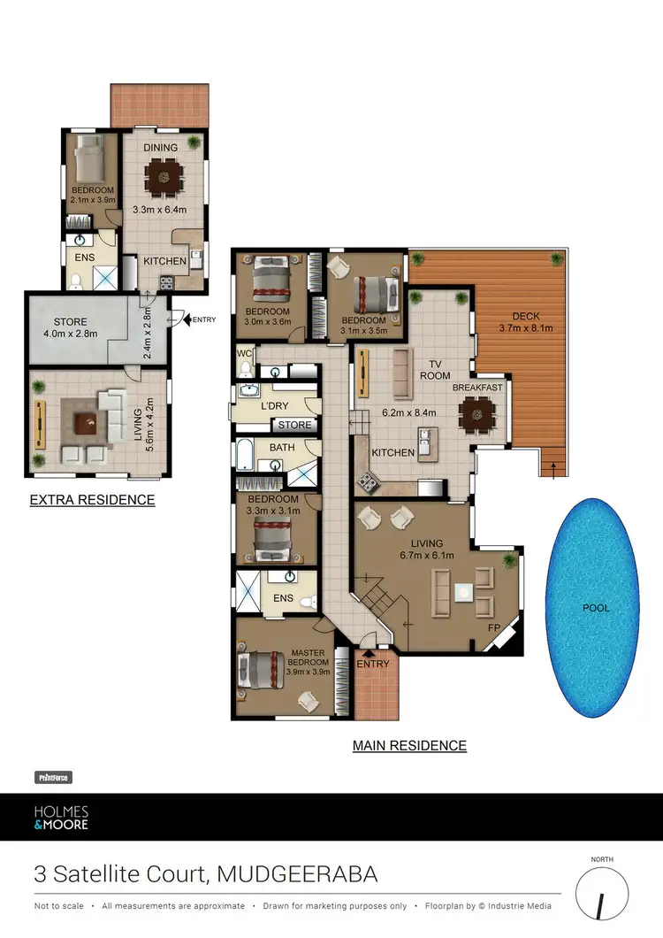 Floorplan of Homely house listing, 3 Satellite Court, Mudgeeraba QLD 4213