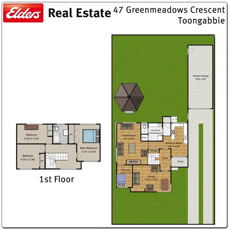 Floorplan of Homely house listing, 47 Greenmeadows Crescent, Toongabbie NSW 2146