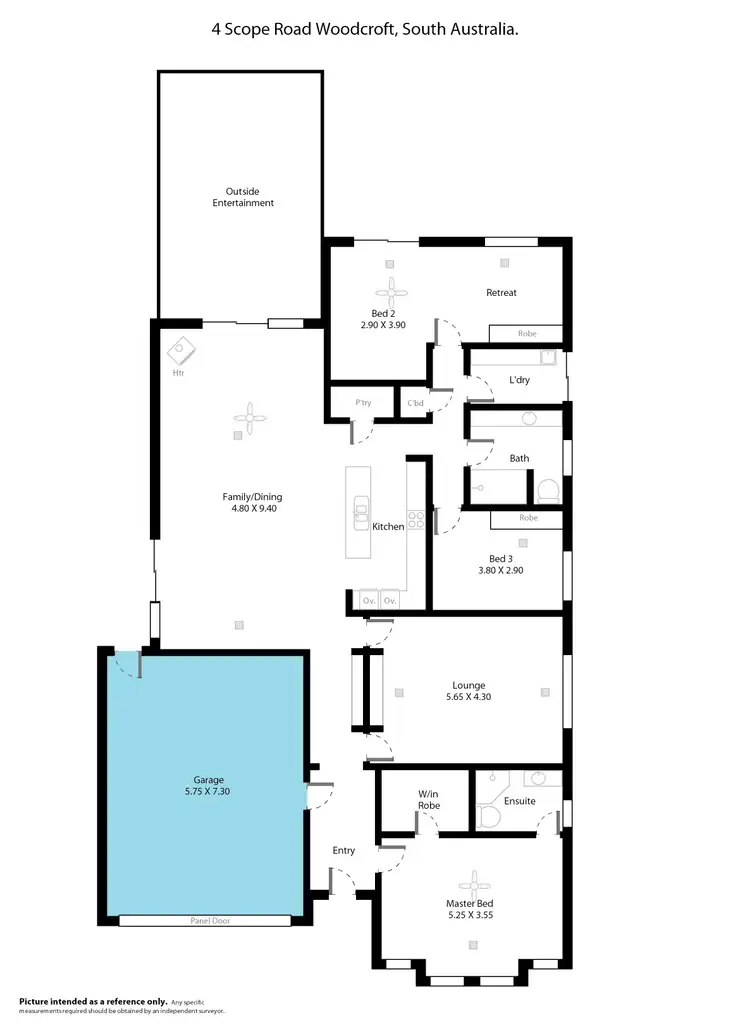 Floorplan of Homely house listing, 4 Scope Road, Woodcroft SA 5162