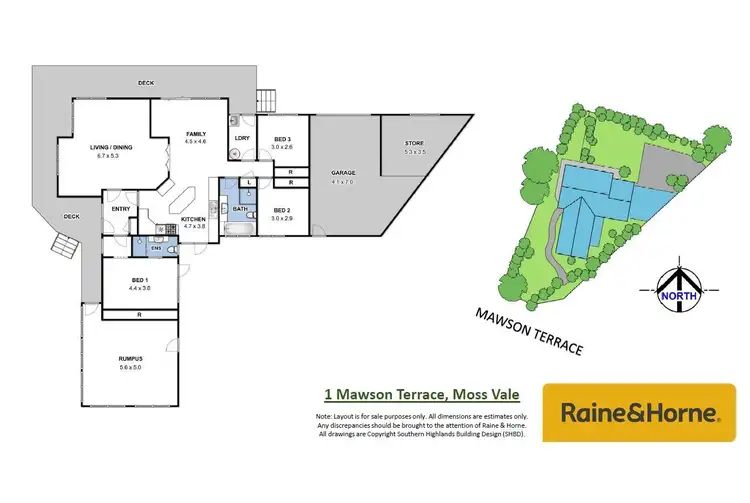 Floorplan of Homely house listing, 1 Mawson Terrace, Moss Vale NSW 2577