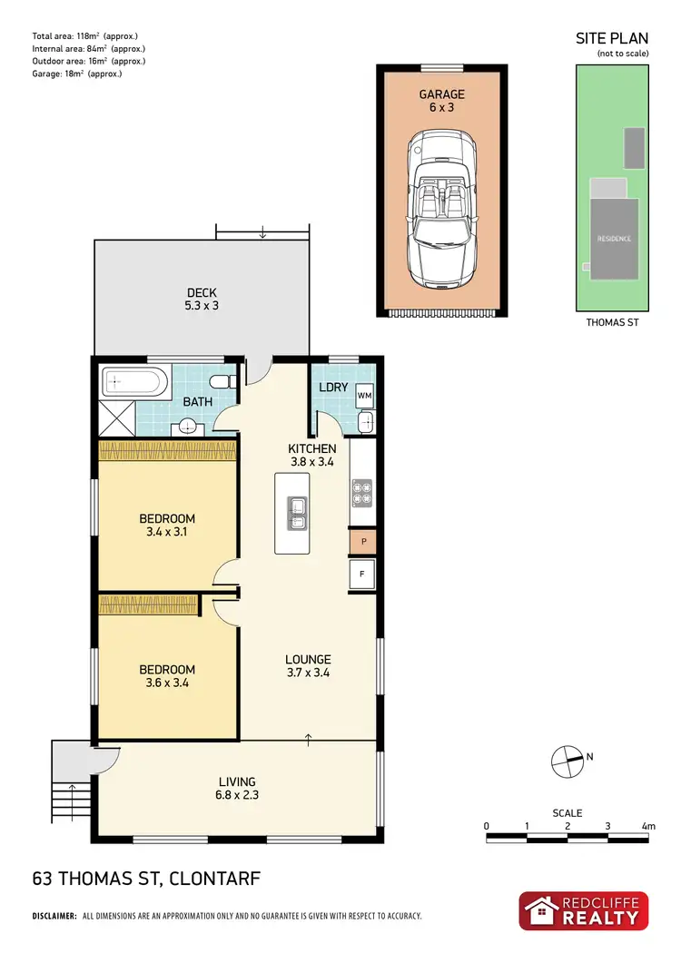 Floorplan of Homely house listing, 63 Thomas Street, Clontarf QLD 4019