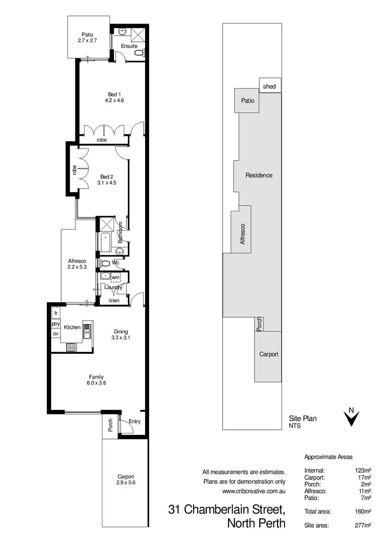 Floorplan of Homely house listing, 31 Chamberlain Street, North Perth WA 6006
