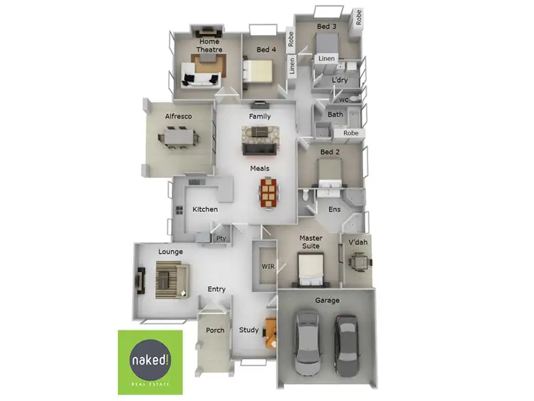 Floorplan of Homely house listing, 38 Vincent Lookout, Bedfordale WA 6112