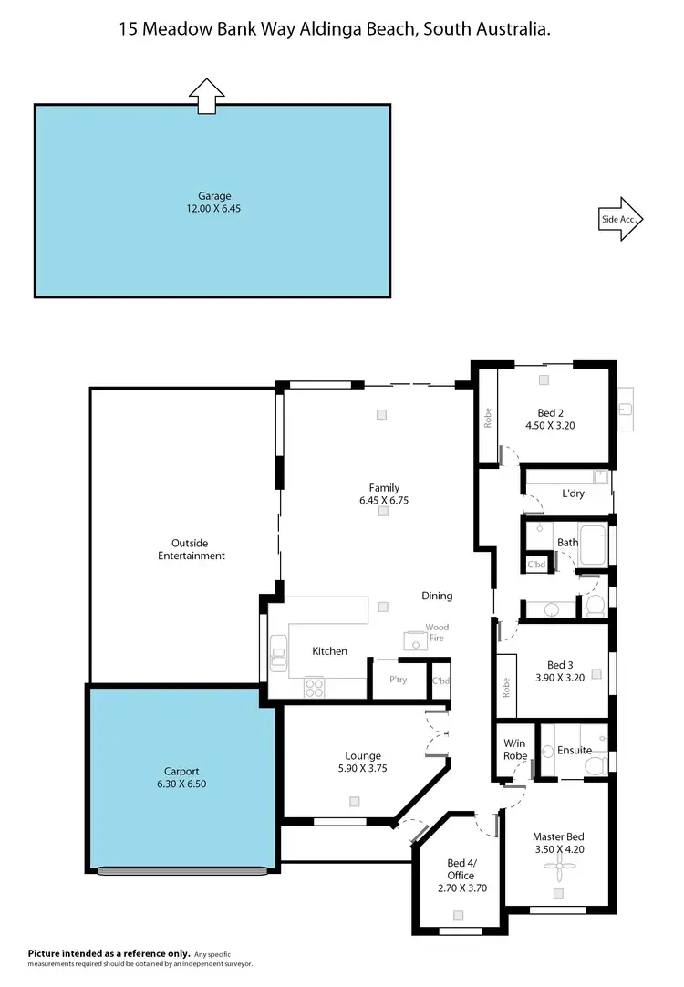 Floorplan of Homely house listing, 15 Meadow Bank Way, Aldinga Beach SA 5173