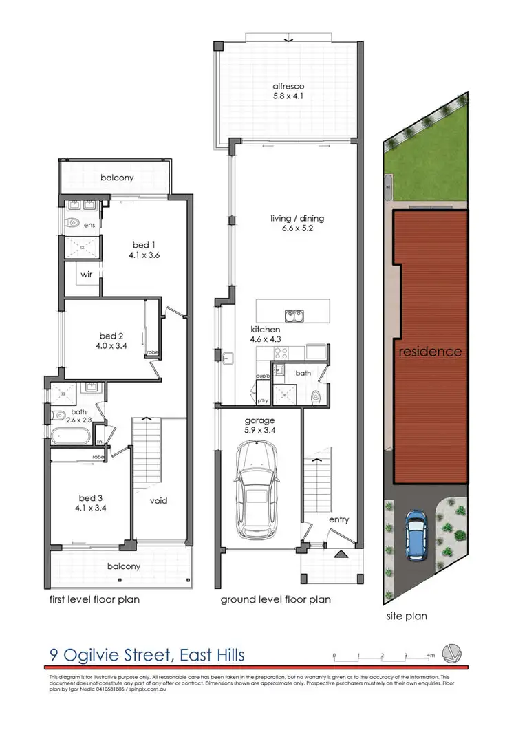 Floorplan of Homely house listing, 9 Ogilvie Street, East Hills NSW 2213