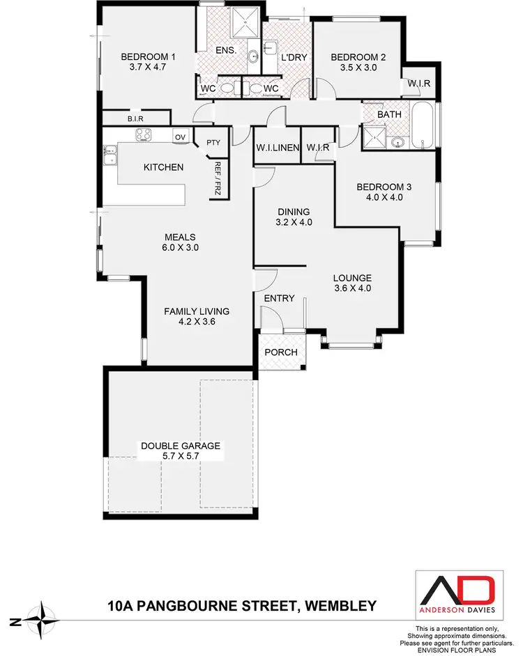 Floorplan of Homely house listing, 10a Pangbourne Street, Wembley WA 6014