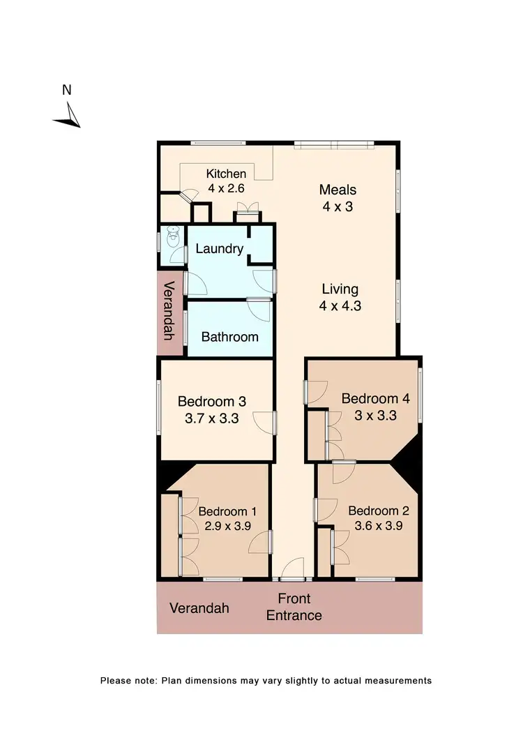 Floorplan of Homely house listing, 15 Stocks Street, Ballarat VIC 3350
