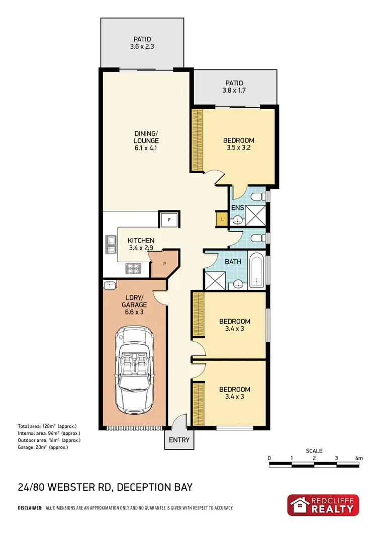 Floorplan of Homely unit listing, 24/80 Webster Road, Deception Bay QLD 4508