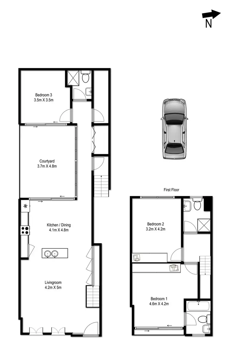 Floorplan of Homely terrace listing, 29 Mount Street, Pyrmont NSW 2009