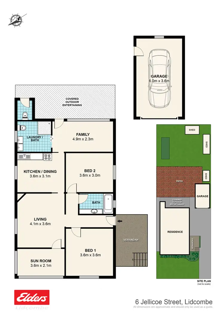 Floorplan of Homely house listing, 6 Jellicoe Stree, Lidcombe NSW 2141